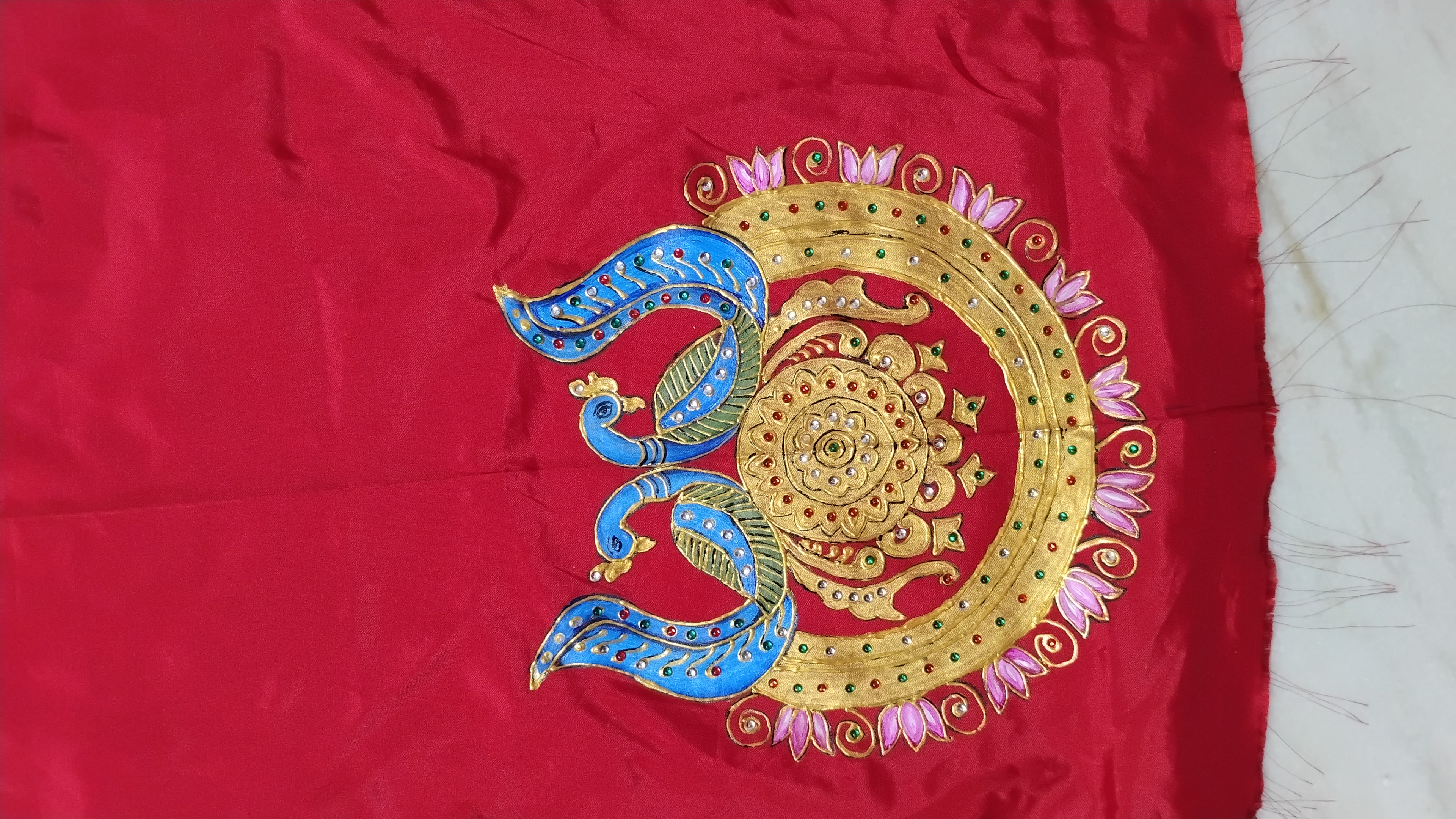 Tanjore Fabric Painting