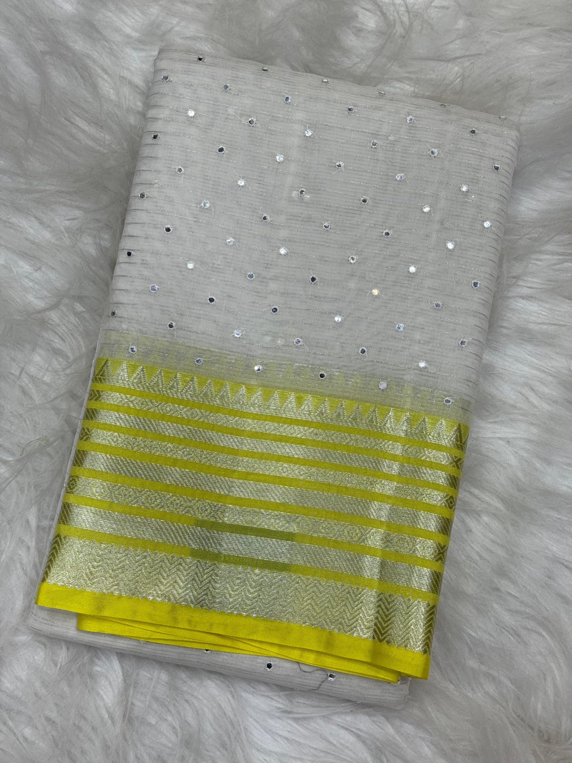 Mangalagiri mirror work sarees