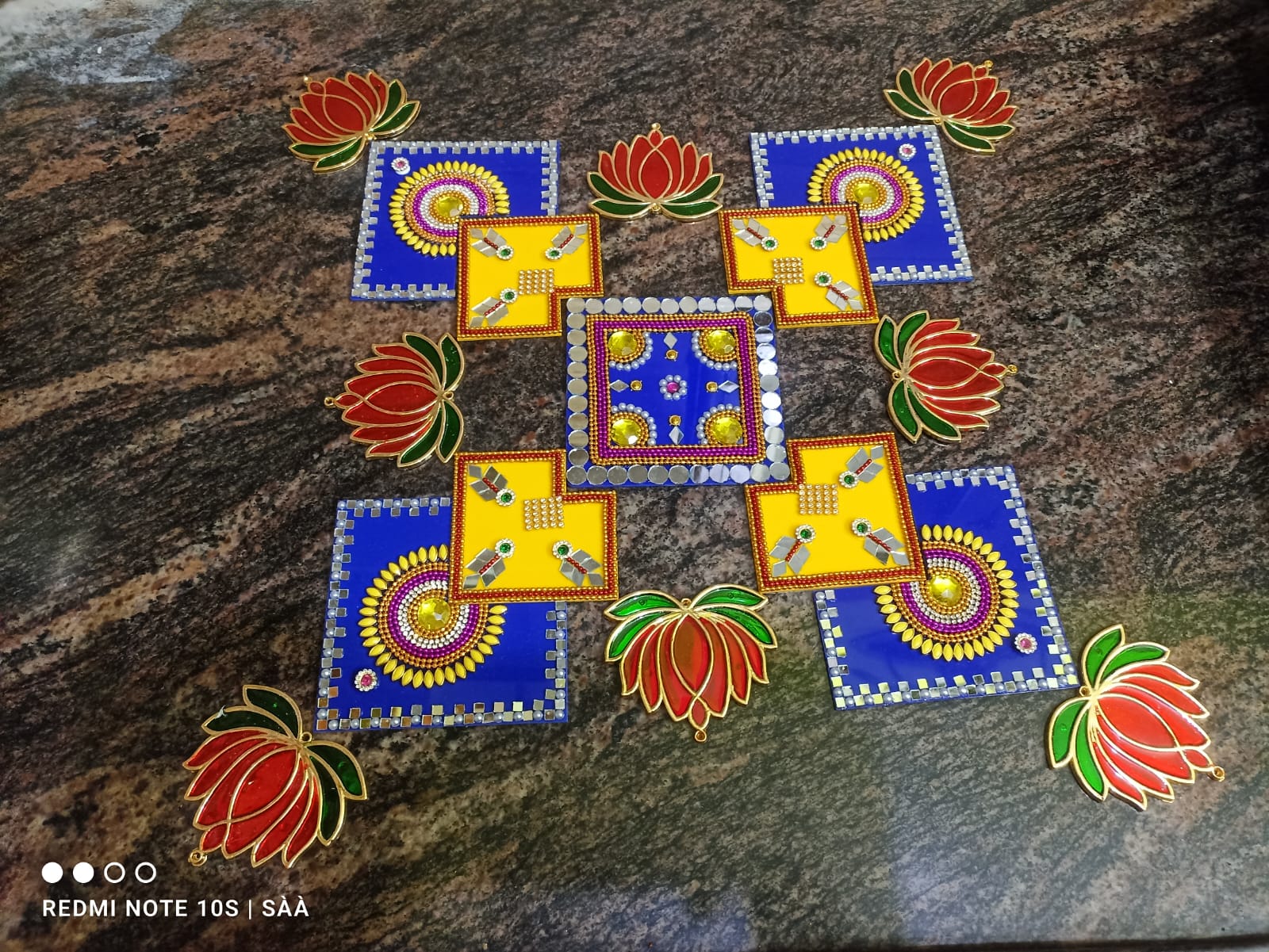 Acrylic Rangoli