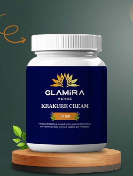 Krakure Cream -- To relief from Foot Cracks, For soft heels.