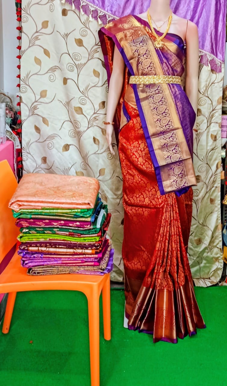 Pure Semi Kanchi Pattu saree