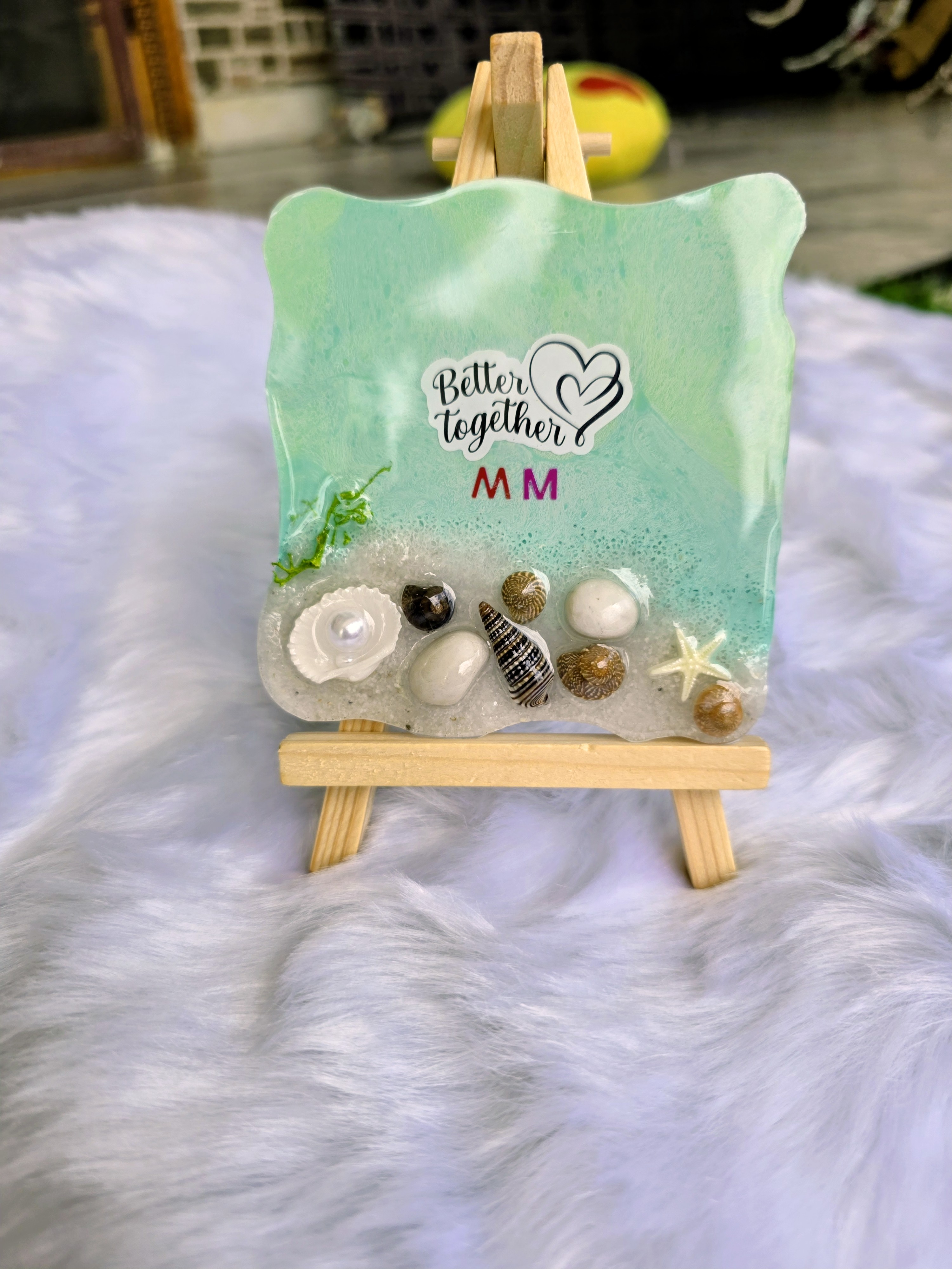 Resin ocean theme frame