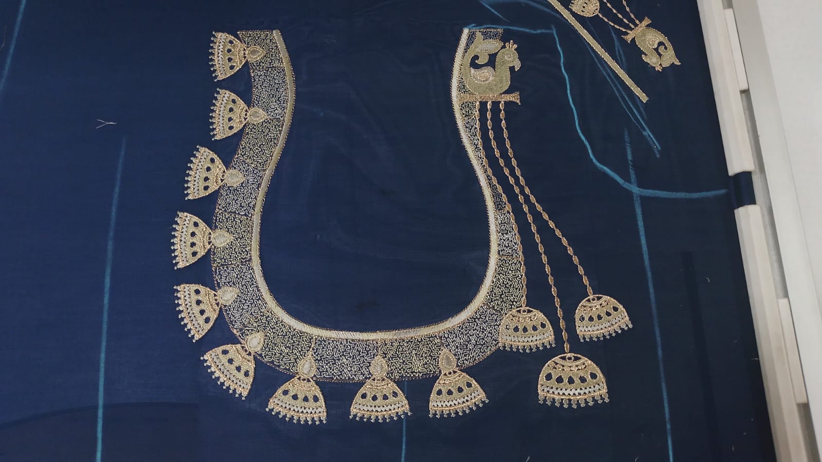 RAW PATTU MISION EMBROIDERY WORK BLOUSES