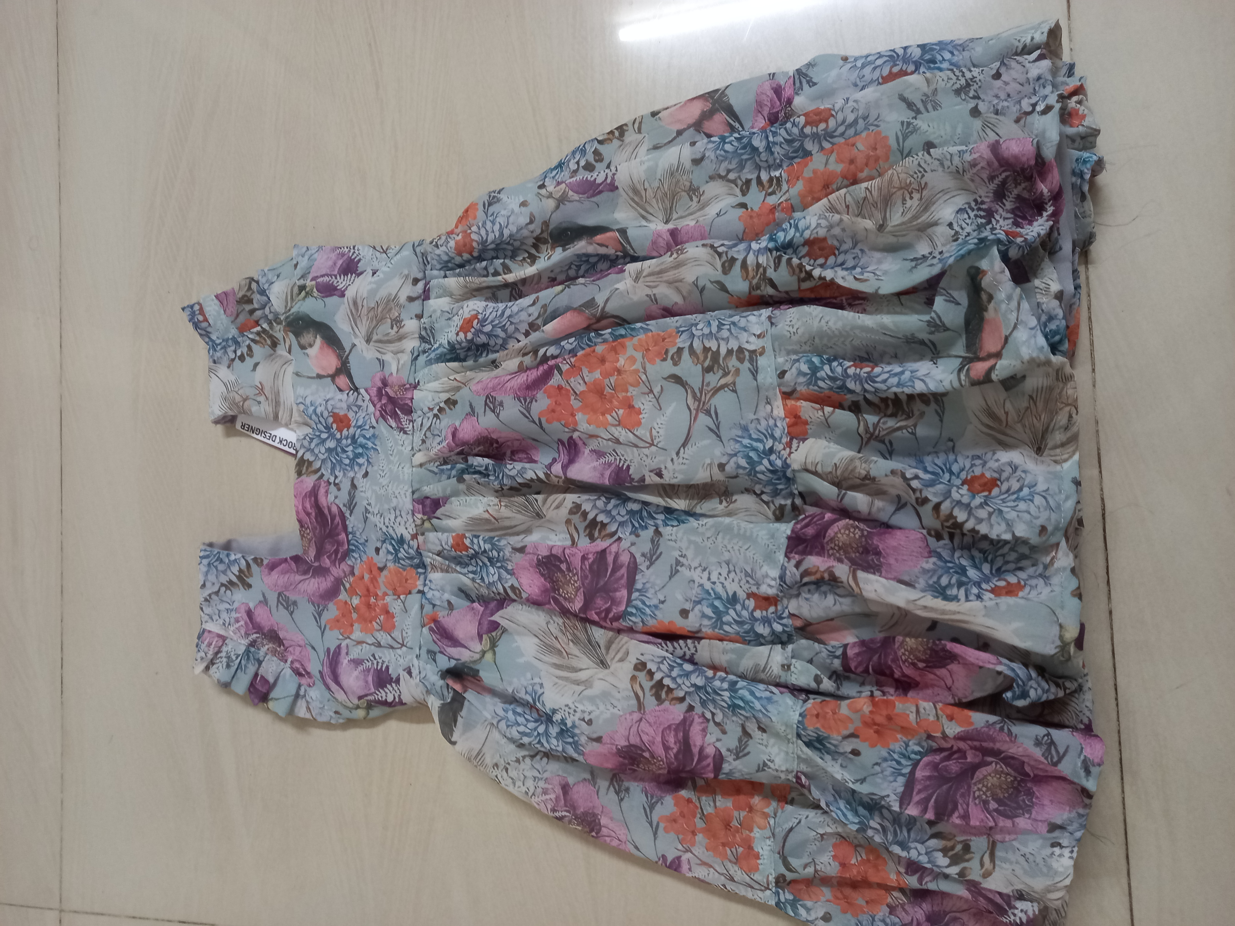 georgette baby frock