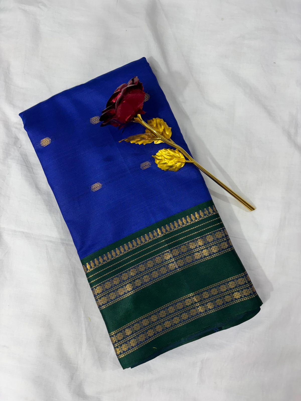 Budget-Friendly Kanchi Arani Pattu Saree with Simple Pallu - Free Shipping