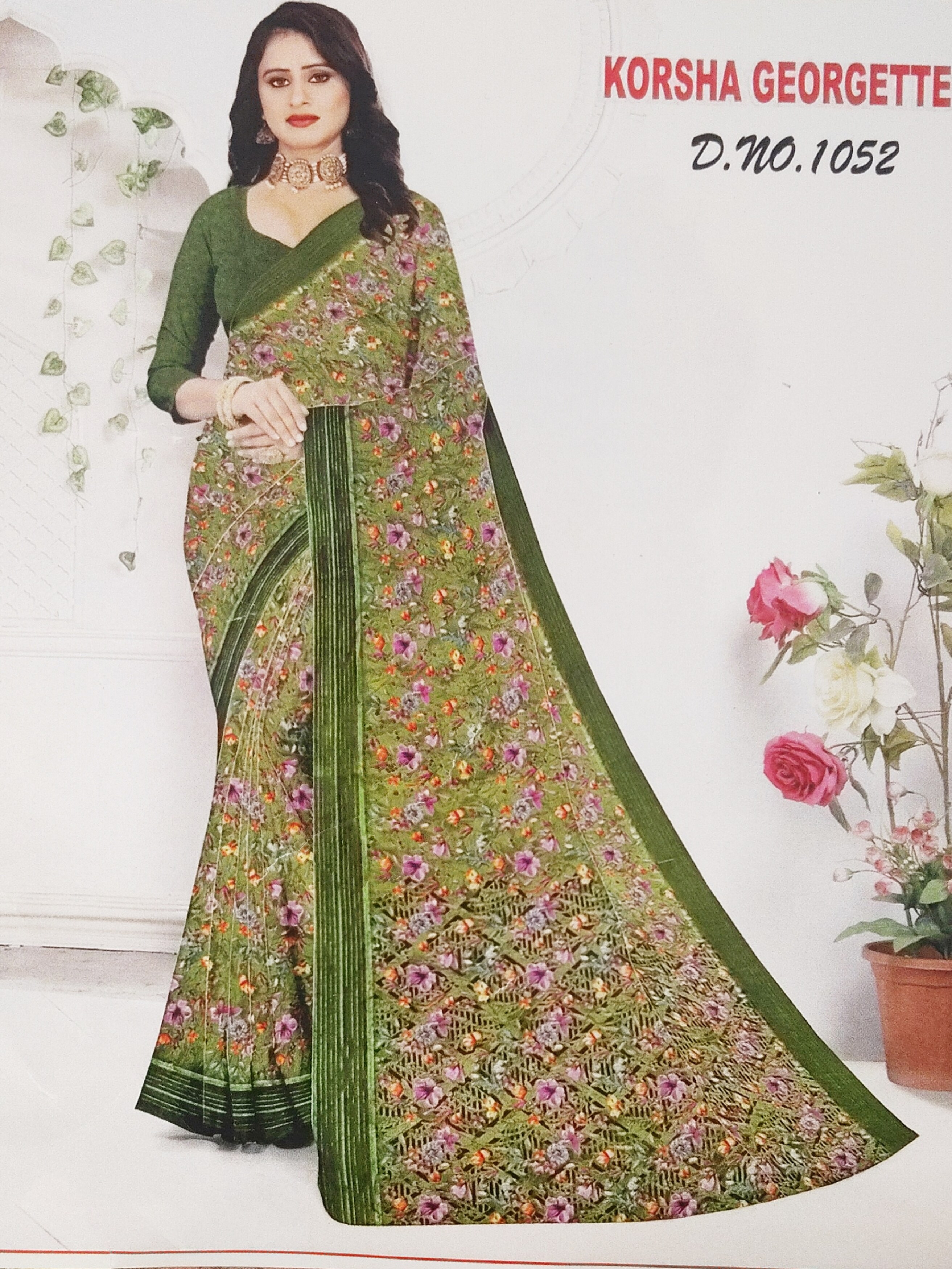 Geogrette Silk Saree