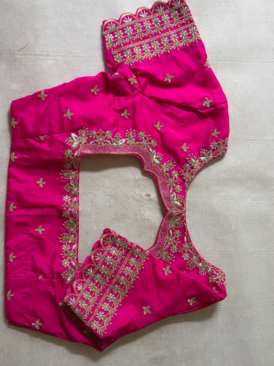 computer embroidery blouse piece