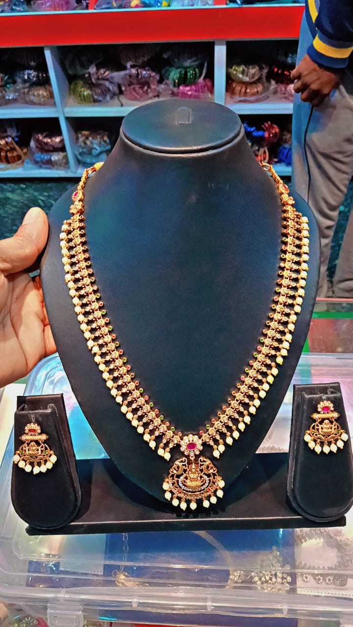 onegram gold neck set