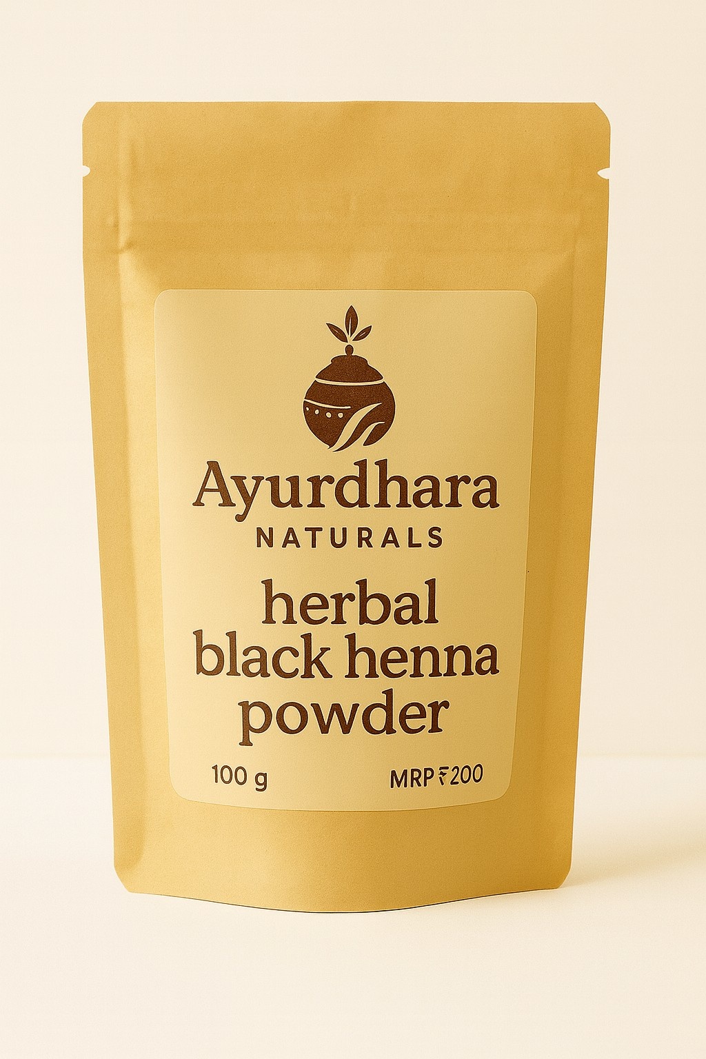 herbal black henna powder