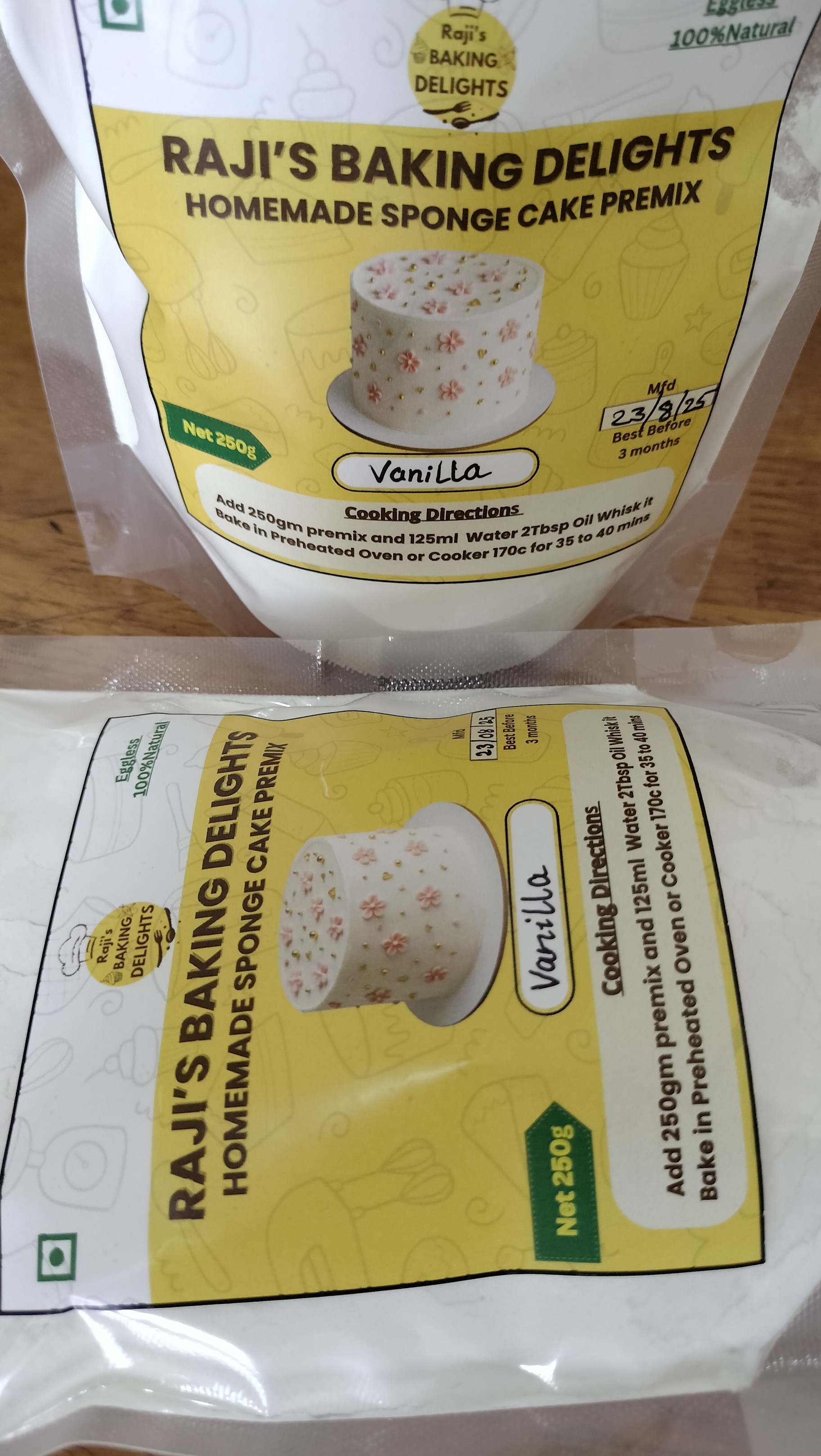 Vanilla Sponge Cake Premix